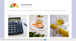 Desktop Screenshot of insidemyfood.com