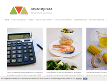 Tablet Screenshot of insidemyfood.com